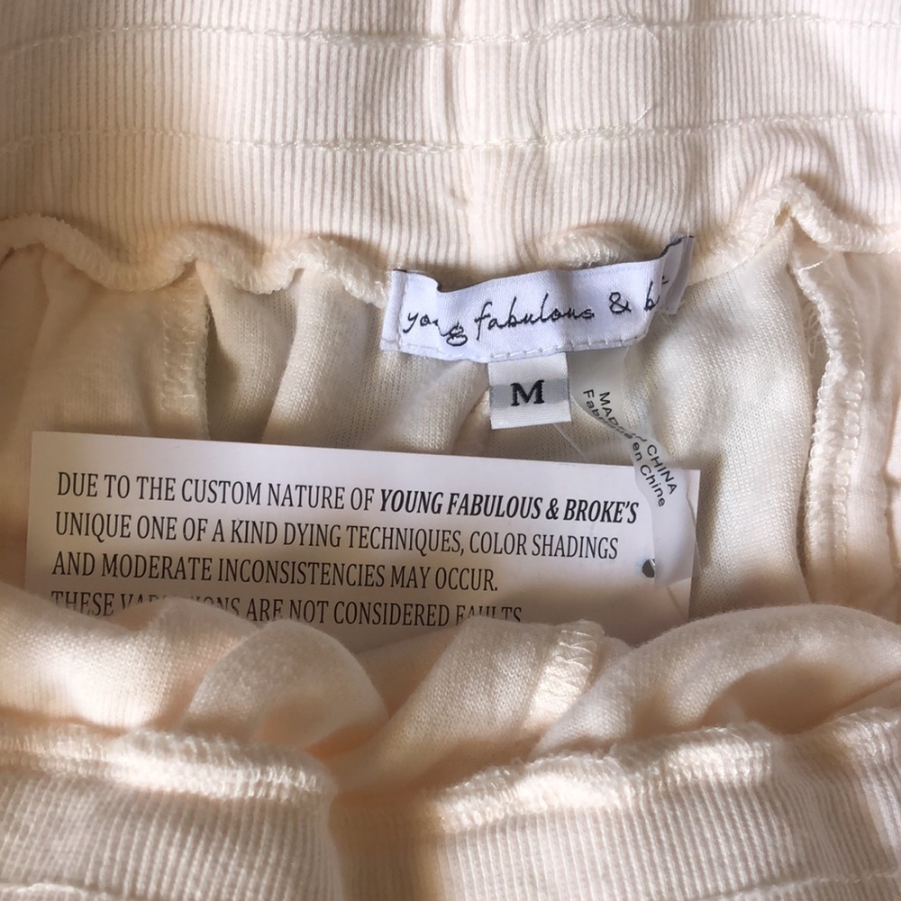 YOUNG FABULOUS & BROKE COZY JOGGERS/NWOT - Picture 9 of 17